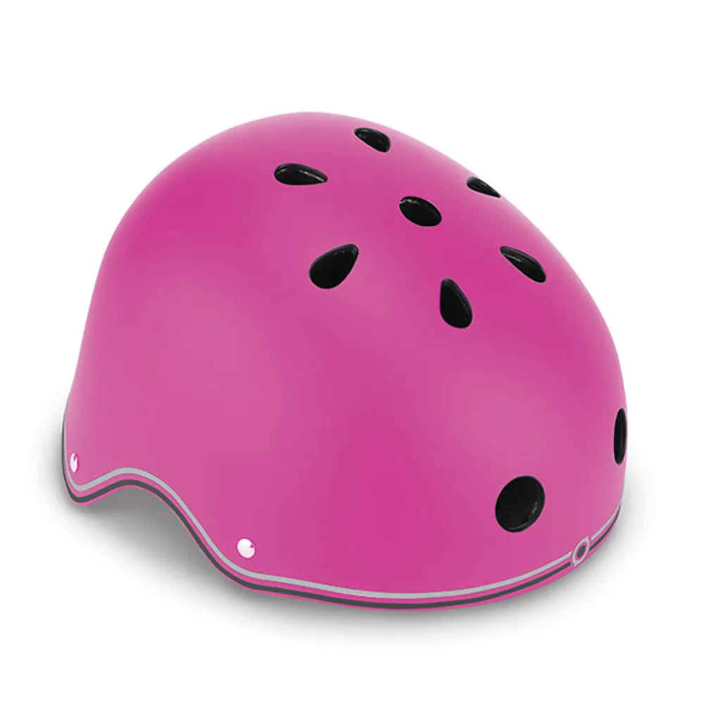 GLOBBER Casco junior Primo Lights Deep rosa