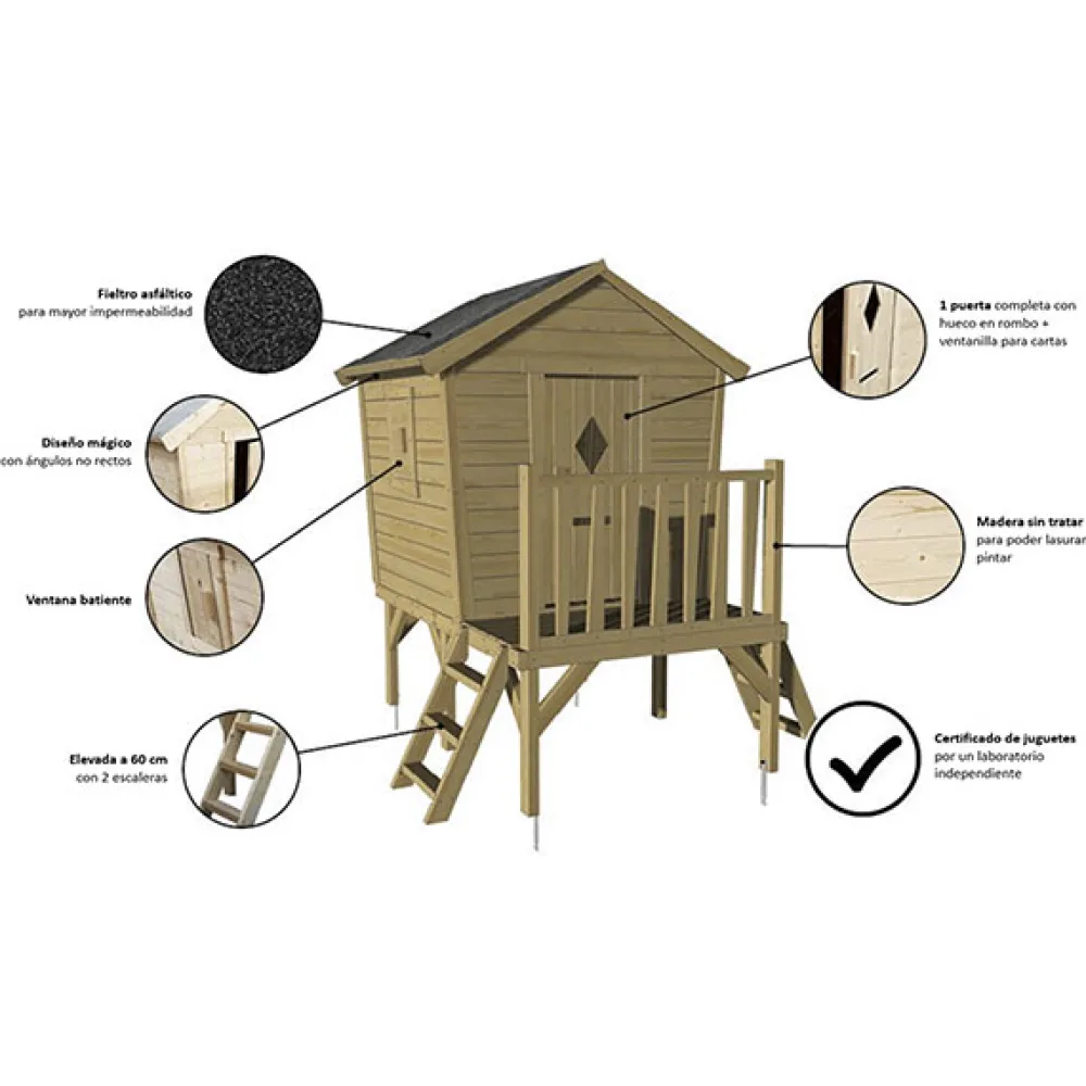 SOULET Casita de madera Louane