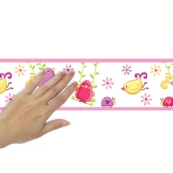 EUREKAKIDS Cenefa pajaritos decoración 3 piezas