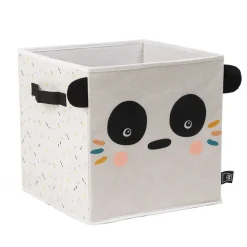 EUREKAKIDS Cesta de almacenaje infantil – Panda