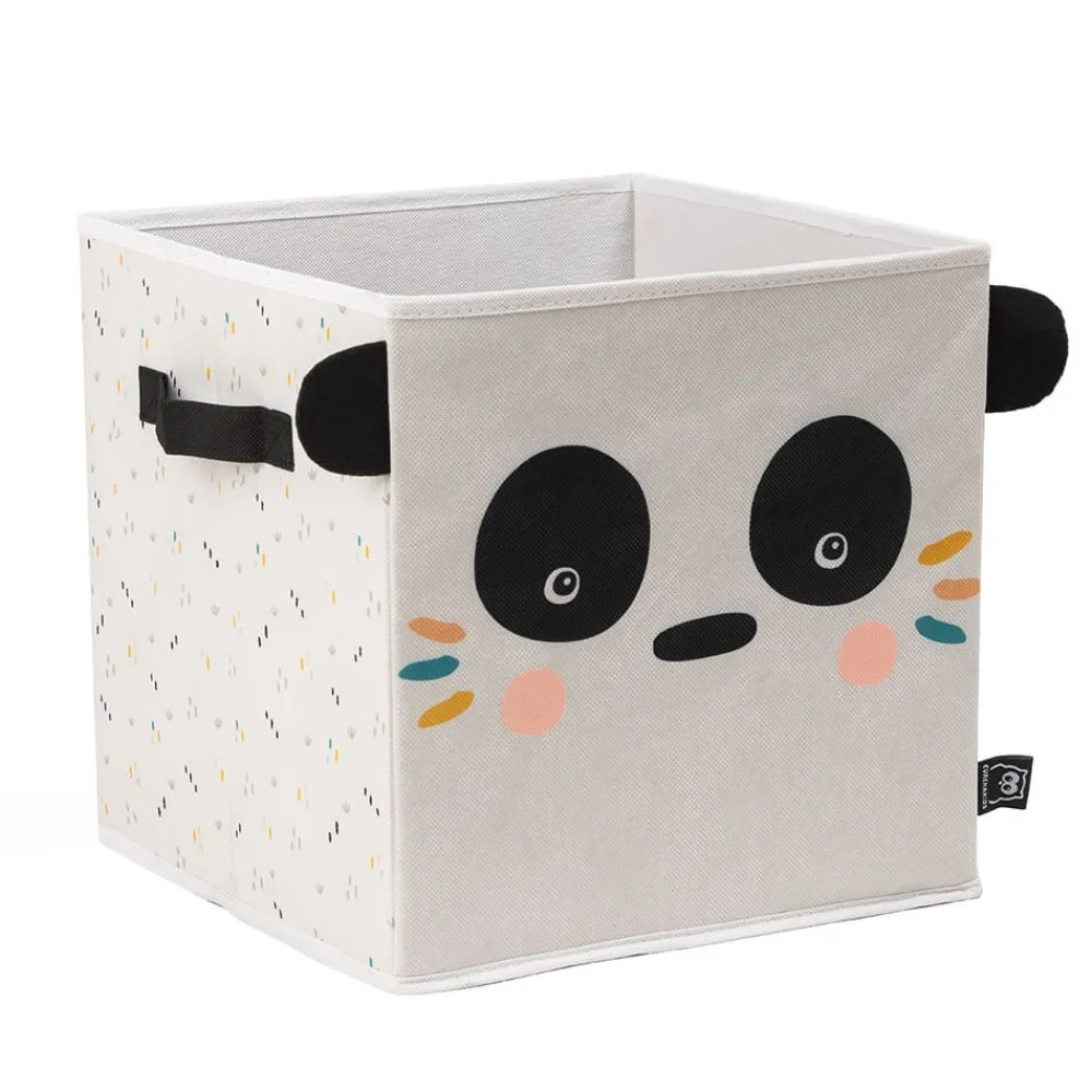 EUREKAKIDS Cesta de almacenaje infantil – Panda