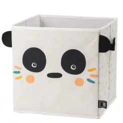 EUREKAKIDS Cesta de almacenaje infantil – Panda