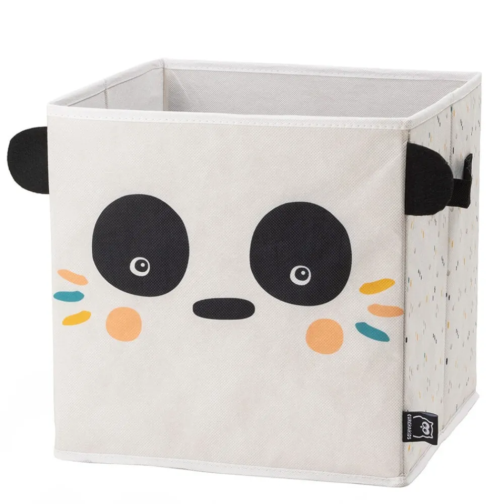 EUREKAKIDS Cesta de almacenaje infantil – Panda