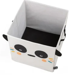 EUREKAKIDS Cesta de almacenaje infantil – Panda