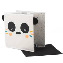 EUREKAKIDS Cesta de almacenaje infantil – Panda