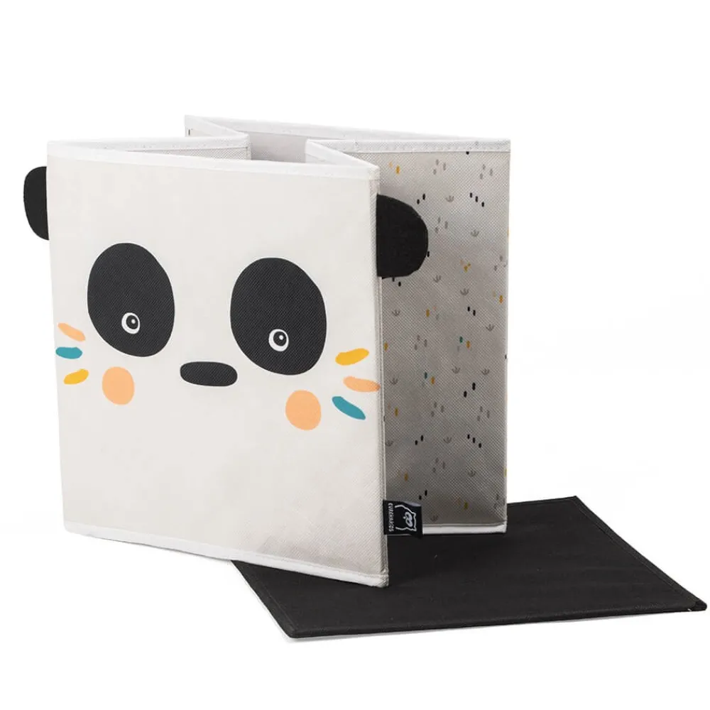 EUREKAKIDS Cesta de almacenaje infantil – Panda