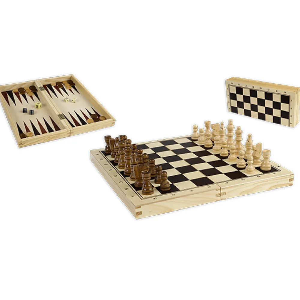 EUREKAKIDS Chess and Backgammon juego de ajedrez