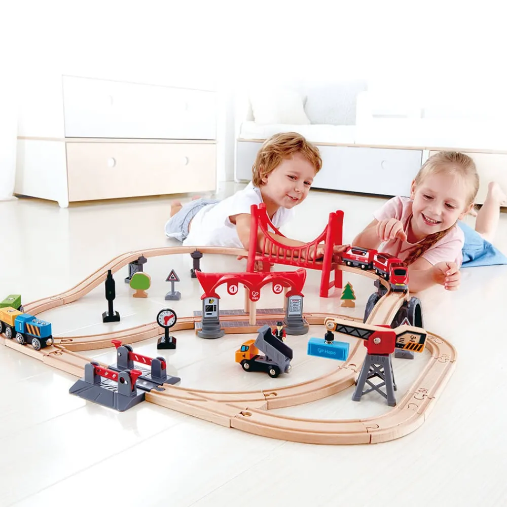 HAPE Circuito de tren ciudad bulliciosa