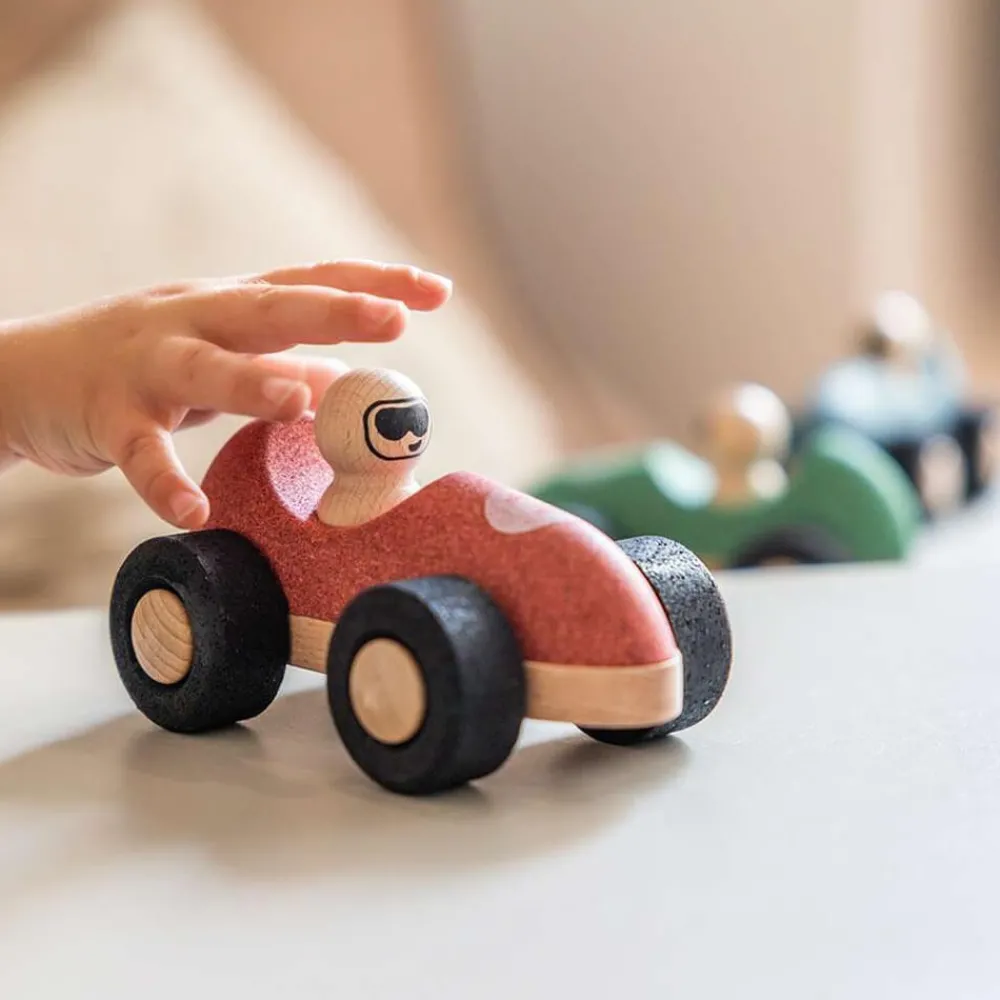 KORKO Coche de carreras Rojo