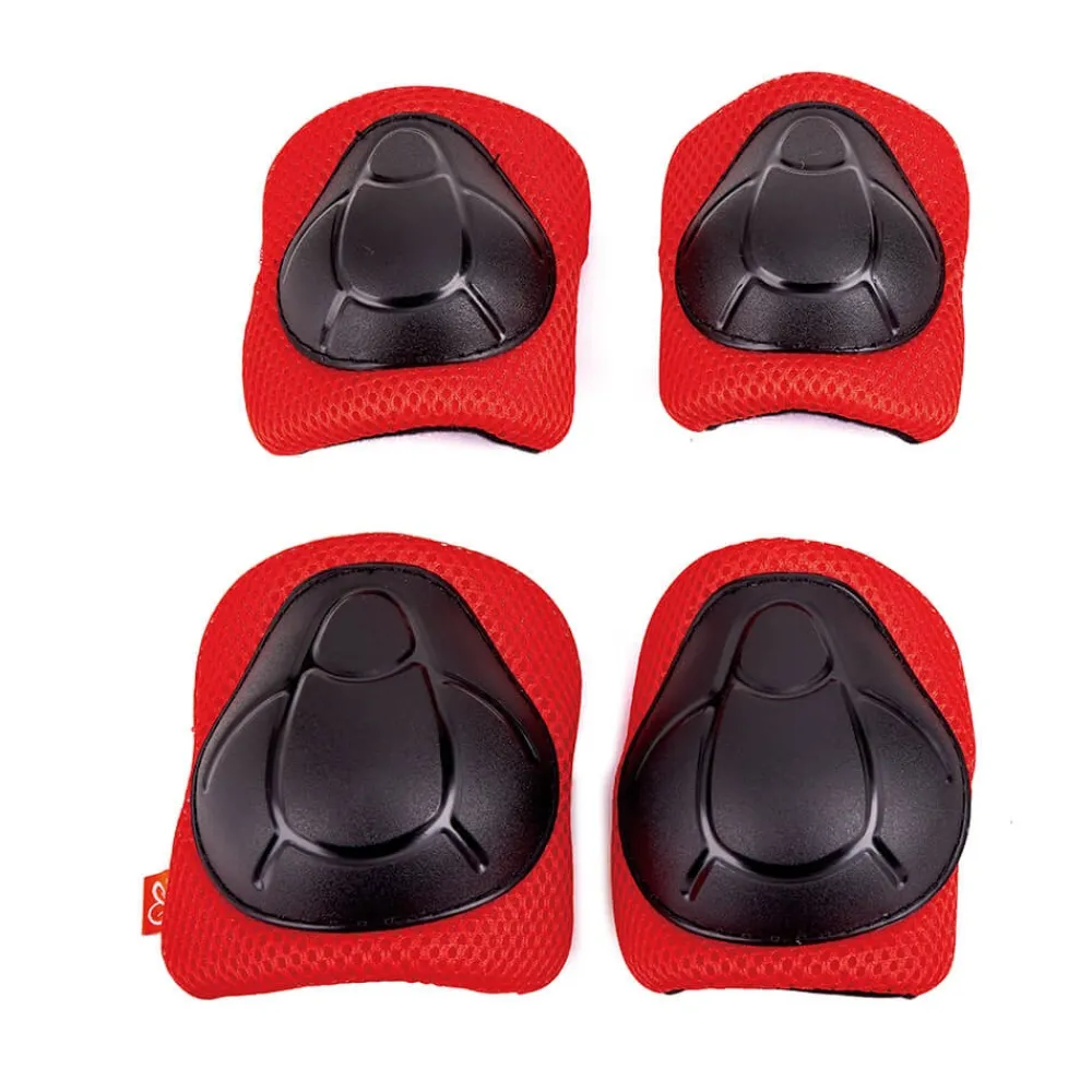 HAPE Coderas y rodilleras protectoras para niños – Adventurer Rojo
