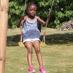 SOULET Columpio de madera ajustable para pórticos de 2 m a 2,5m