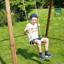 SOULET Columpio de madera ajustable para pórticos de 2,5 m a 3,5m