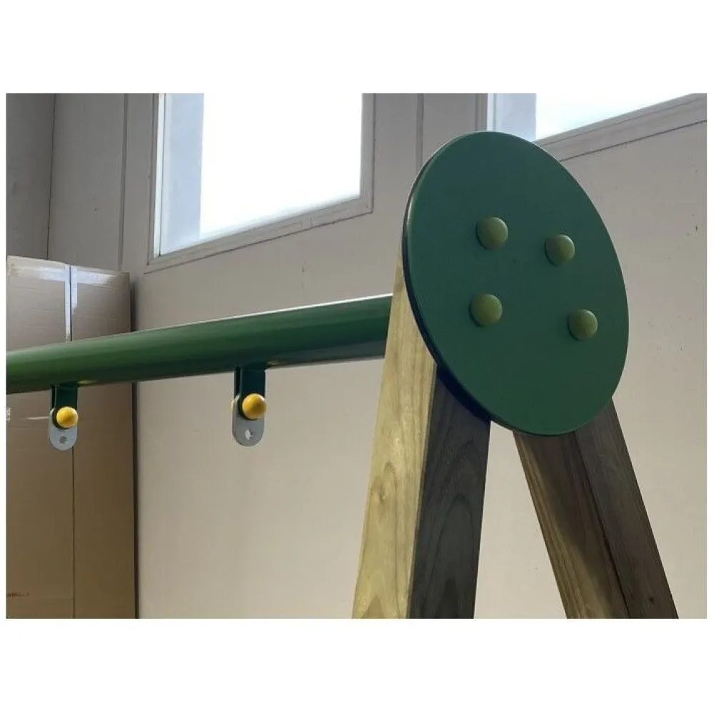 MASGAMES Columpio doble de madera DRACO (asientos mixtos)