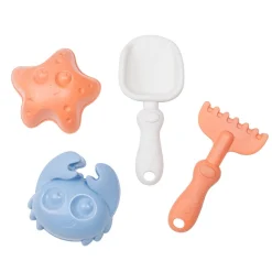 EUREKAKIDS Conjunto de juguetes de playa, arena y agua – 4 piezas