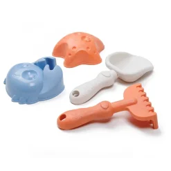 EUREKAKIDS Conjunto de juguetes de playa, arena y agua – 4 piezas