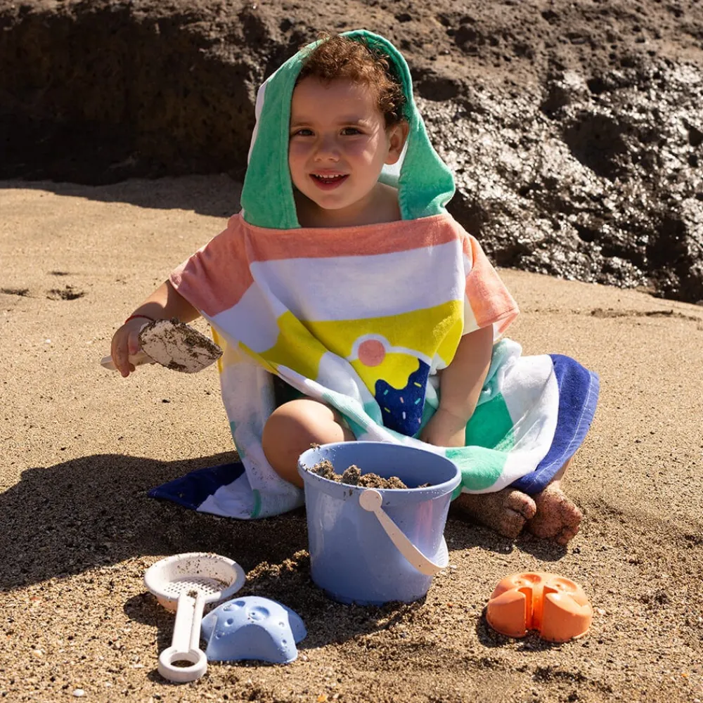 EUREKAKIDS Conjunto de juguetes de playa, arena y agua – 5 piezas