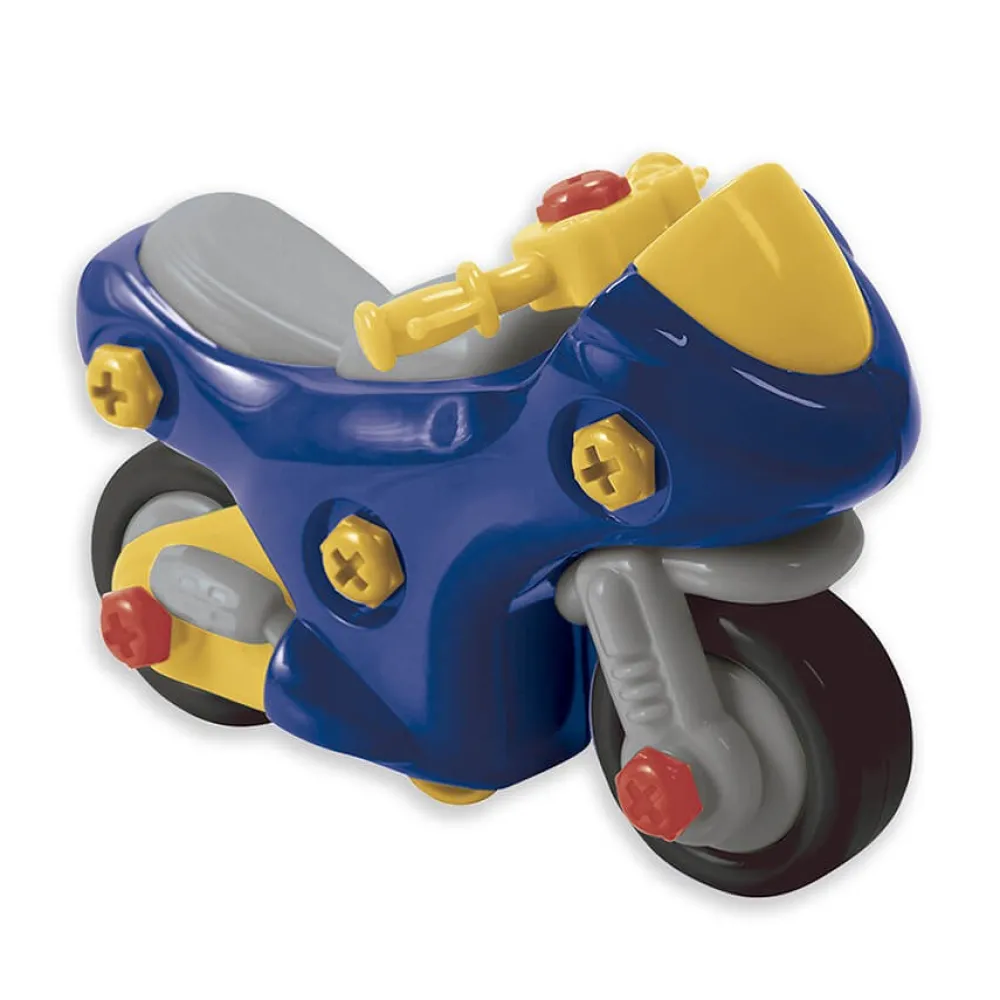 EUREKAKIDS Conjunto para construir 3 vehículos con un destornillador eléctrico