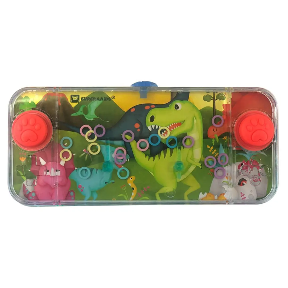 EUREKAKIDS Consola de lanzamiento de anillos en el agua – Dinosaur Water Game