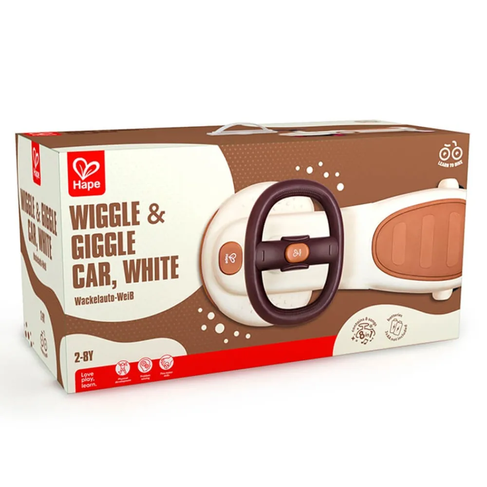 HAPE Correpasillos con música y luces para niños- Color Crema