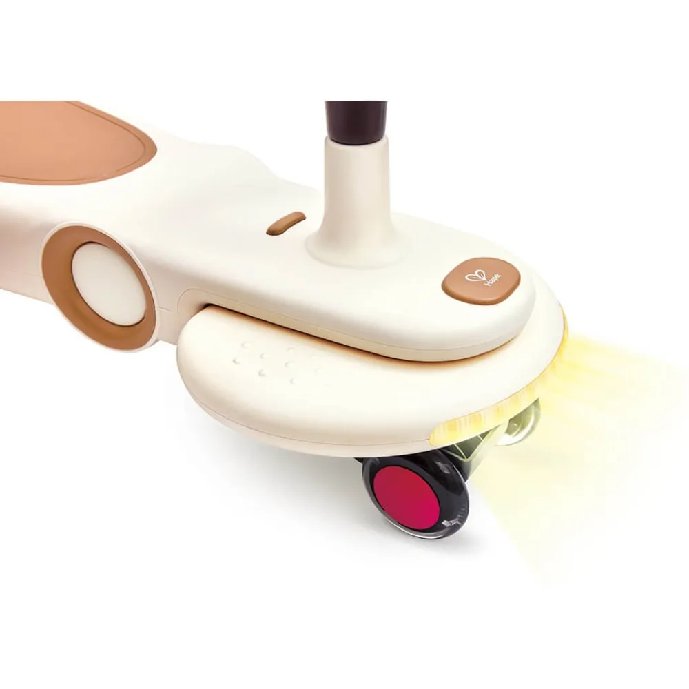 HAPE Correpasillos con música y luces para niños- Color Crema