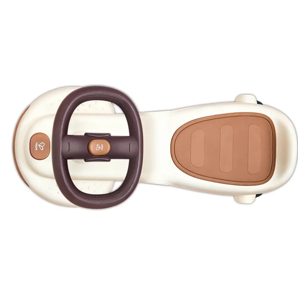 HAPE Correpasillos con música y luces para niños- Color Crema