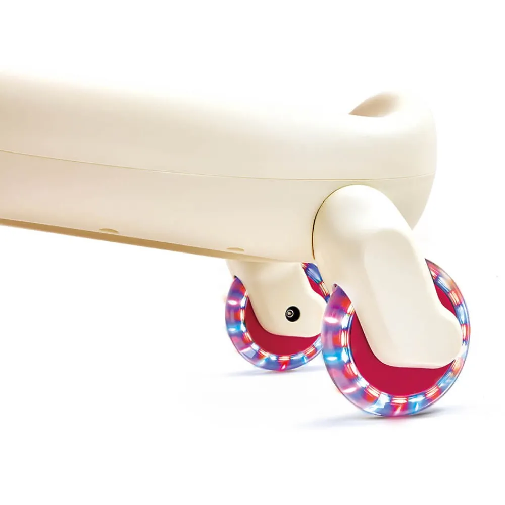 HAPE Correpasillos con música y luces para niños- Color Crema