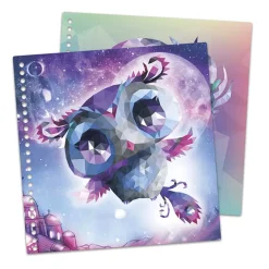 Nebulous Stars Cuaderno colorea con adhesivos
