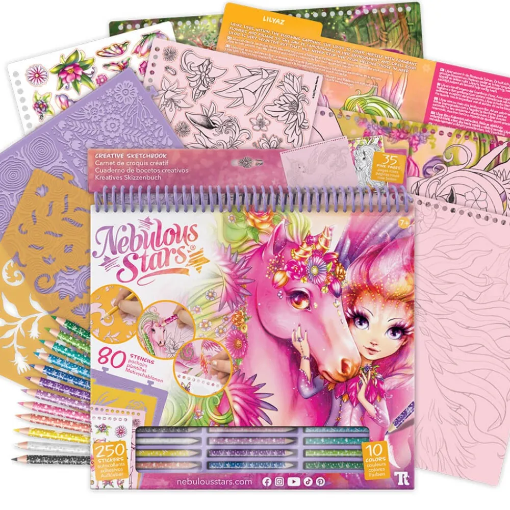 Nebulous Stars Cuaderno de bocetos creativos - Lilyaz y Viviaz