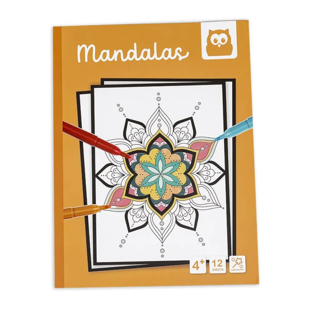 EUREKAKIDS Cuaderno para colorear mandalas clásicos