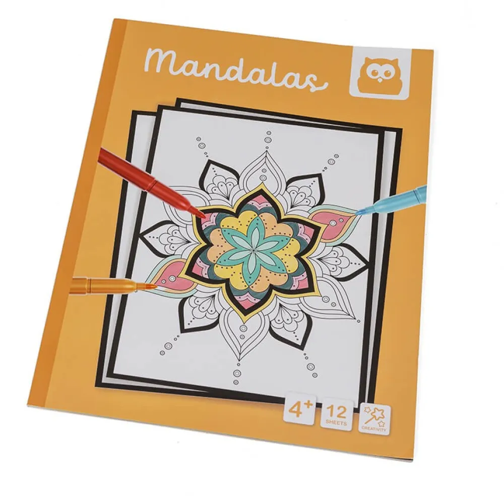 EUREKAKIDS Cuaderno para colorear mandalas clásicos