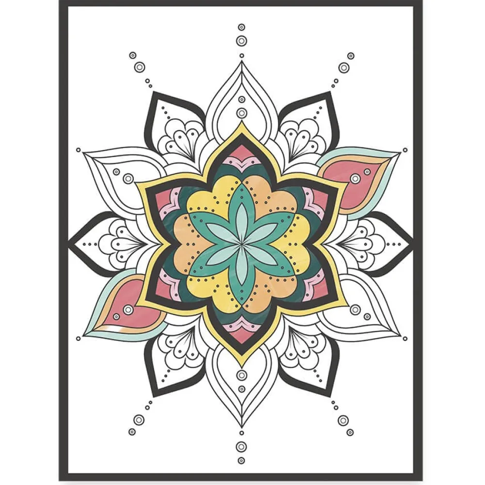 EUREKAKIDS Cuaderno para colorear mandalas clásicos