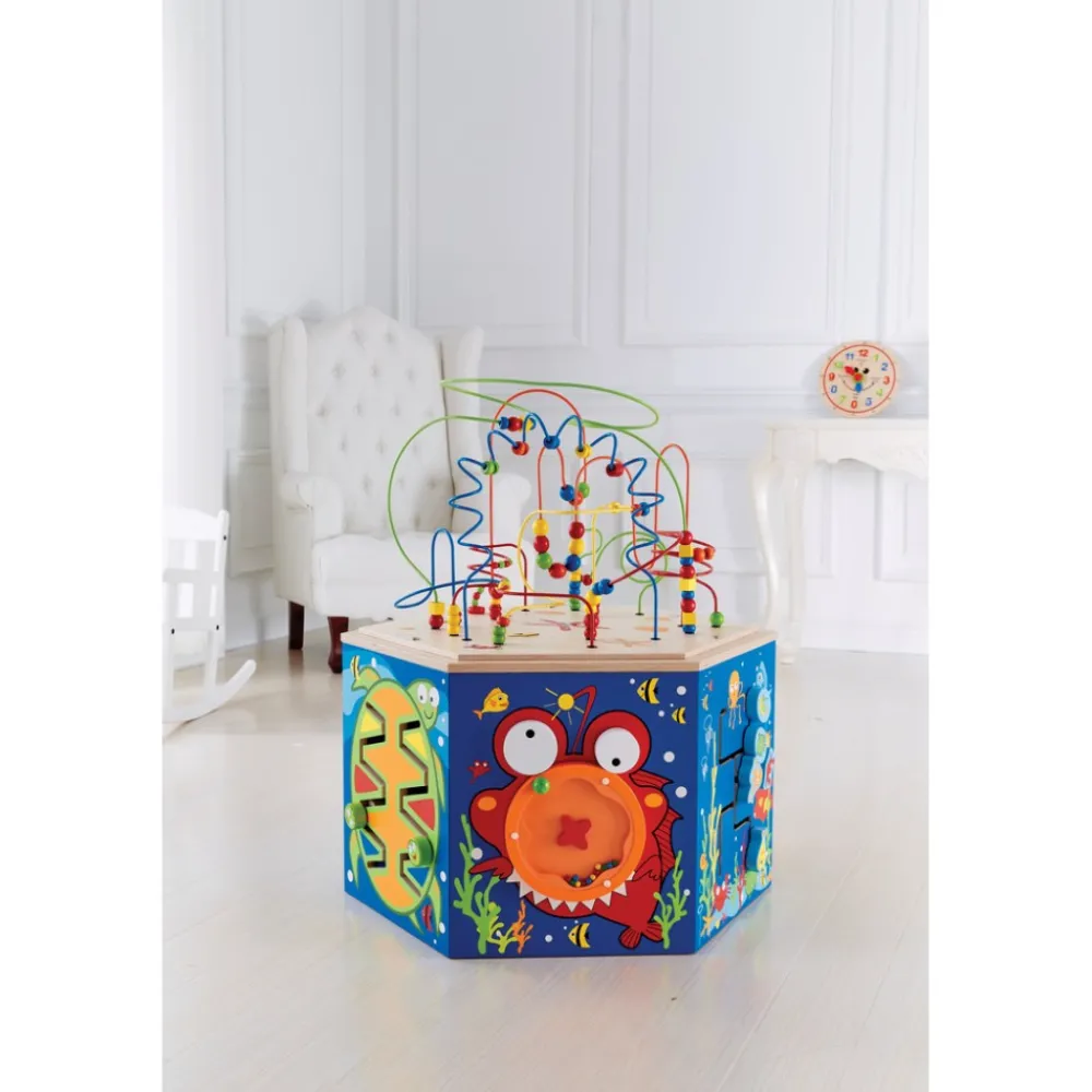 HAPE Cubo Actividades Océano de madera