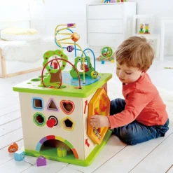 HAPE Cubo de juegos animales del campo