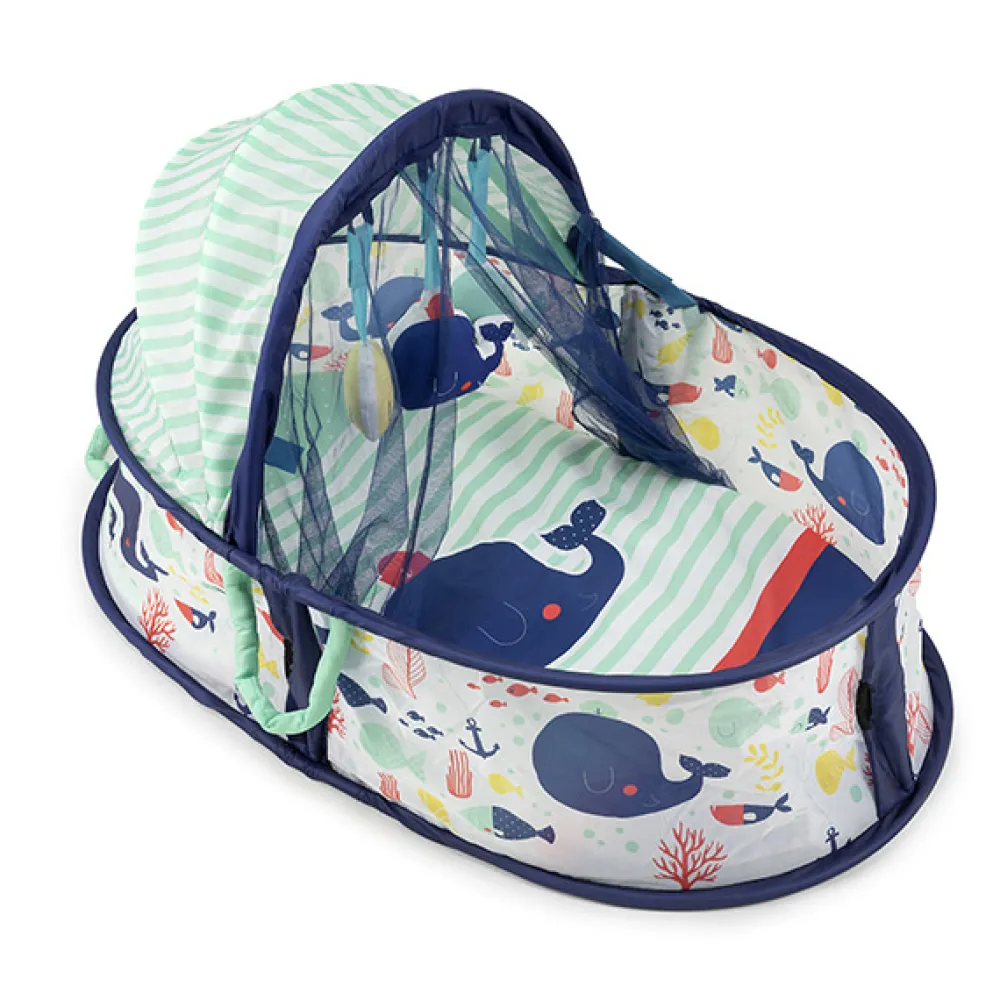 EUREKAKIDS Cuna de viaje The Best Swimmer