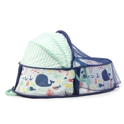 EUREKAKIDS Cuna de viaje The Best Swimmer