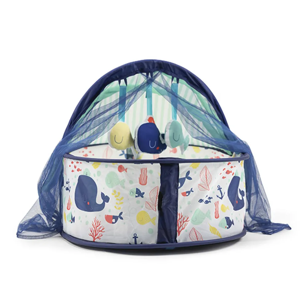 EUREKAKIDS Cuna de viaje The Best Swimmer