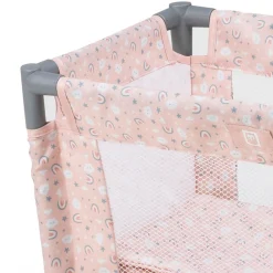 EUREKAKIDS Cuna plegable de viaje Rainbow