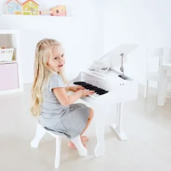 HAPE Deluxe gran piano blanco