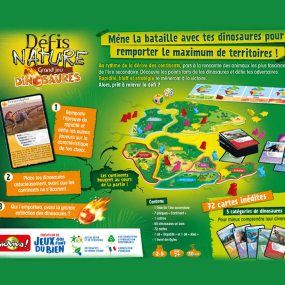 BIOVIVA Desafíos de la naturaleza. El gran juego de los dinosaurios - Italiano