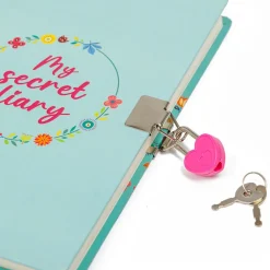 EUREKAKIDS Diario secreto con candado y 2 llaves