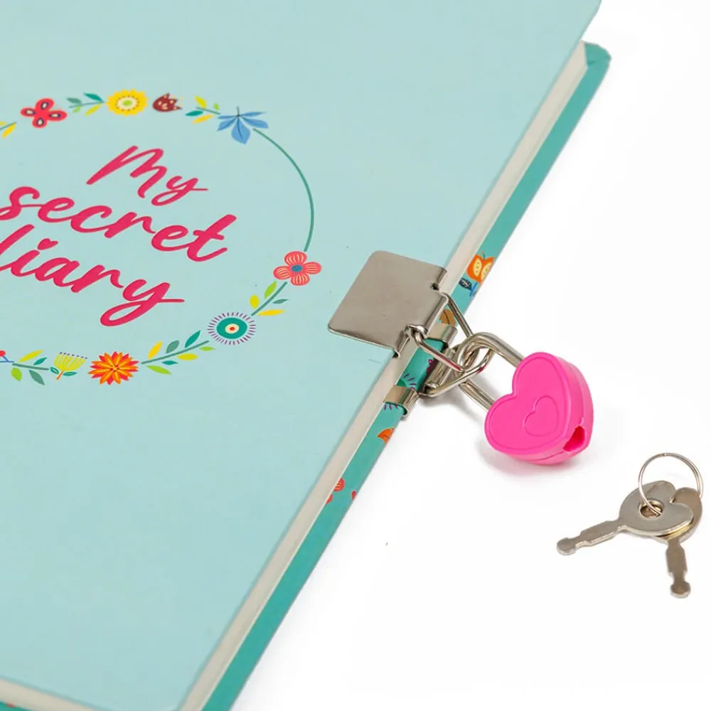 EUREKAKIDS Diario secreto con candado y 2 llaves