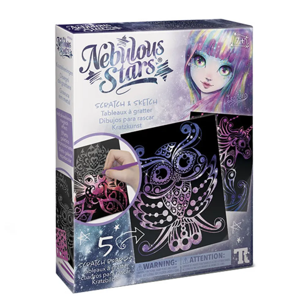 Nebulous Stars Dibujos para rascar scratch and sketch