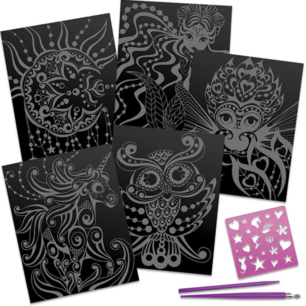 Nebulous Stars Dibujos para rascar scratch and sketch