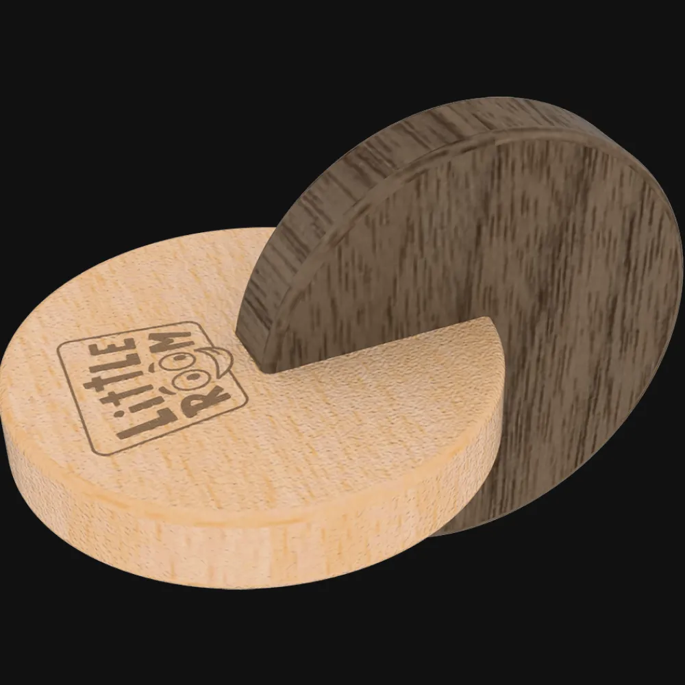 LITTLE ROOM Discos Entrelazados de madera