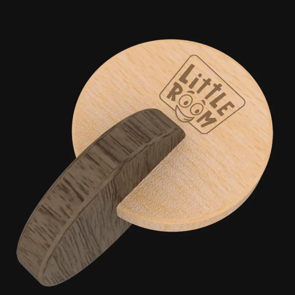 LITTLE ROOM Discos Entrelazados de madera