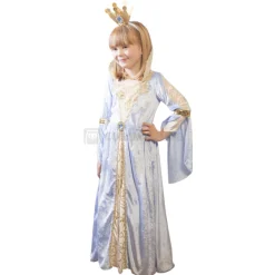 EUREKAKIDS Disfraz Reina de las nieves Talla 6-8