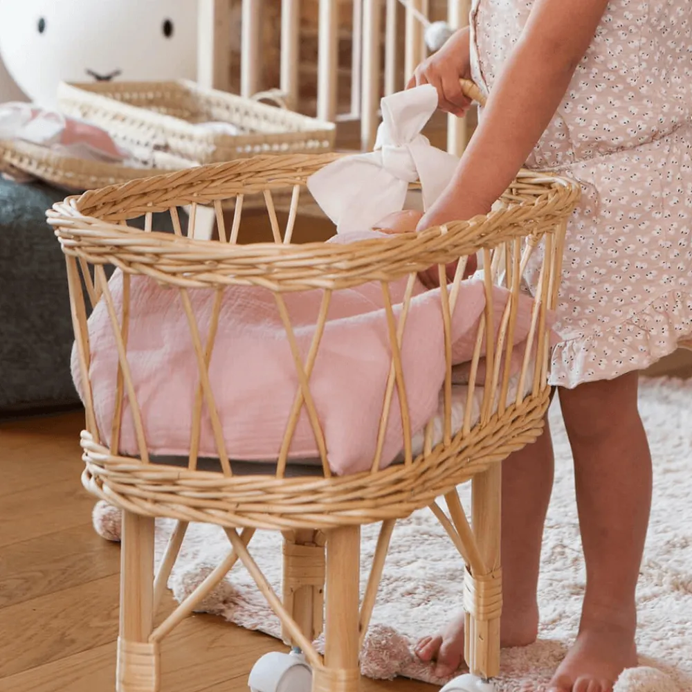 WOOKIDS Edredón- Almohada Muñeca Bobble- Rosa