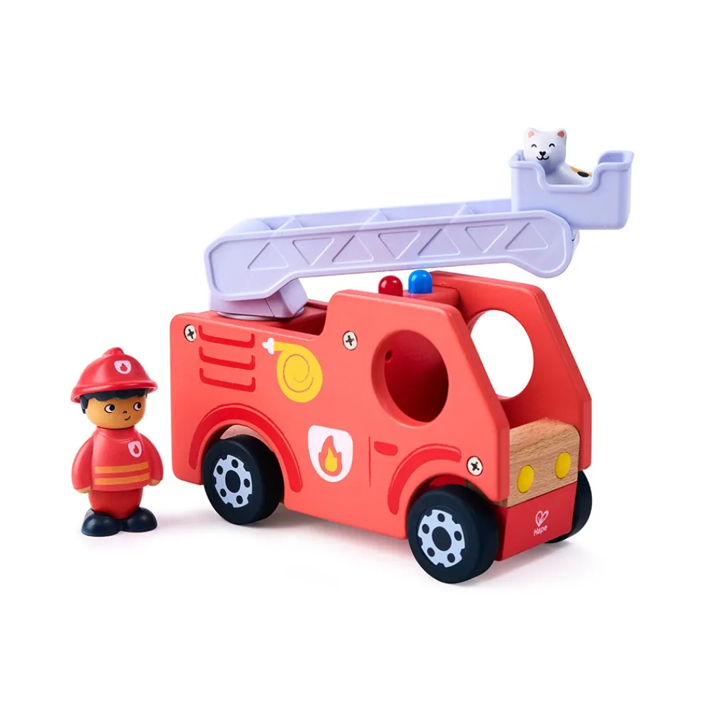 HAPE El camión de bomberos rugiente - Colección land
