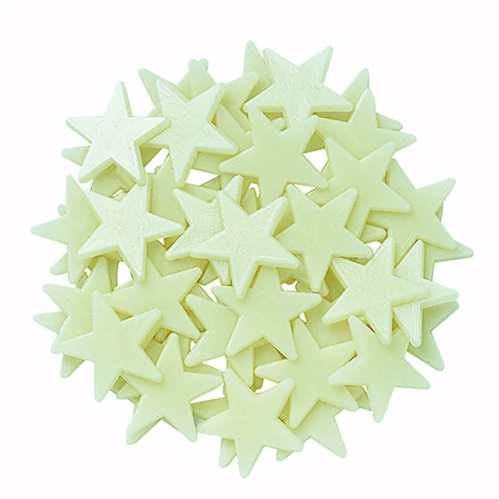 4M Estrellas fluorescentes para decorar - 60 piezas