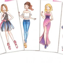 4M Estuche de dibujo para pequeños diseñadores de moda - Fashion Studio